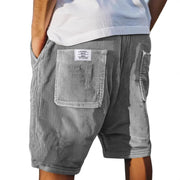 Grant - Bermudas retro de pana bordada - Calanoa