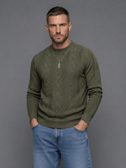 Reid - Jersey de punto con cuello vuelto - Calanoa