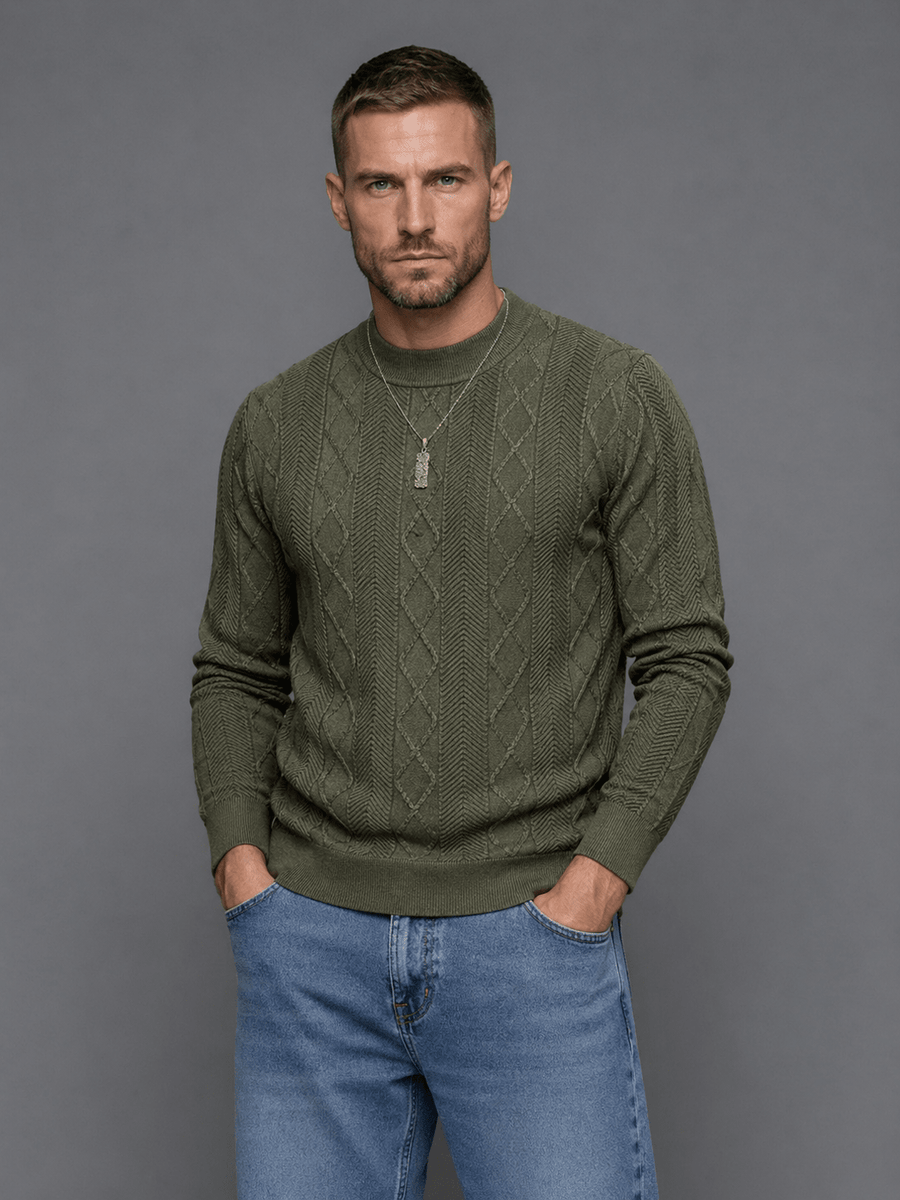 Renato™ | Jersey de punto con cuello vuelto